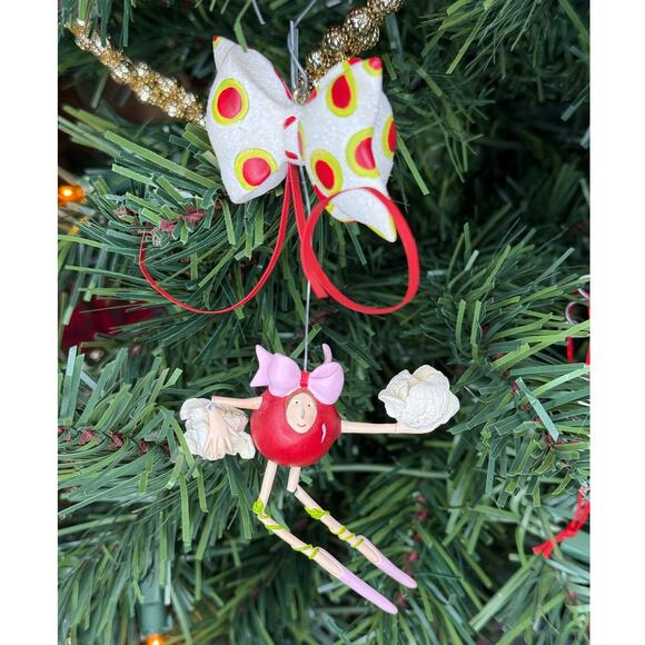 Dept. 56 Krinkles 2004 Popcorn W/Cranberries Ornament By Patience Brewster Mint - Picture 1 of 2